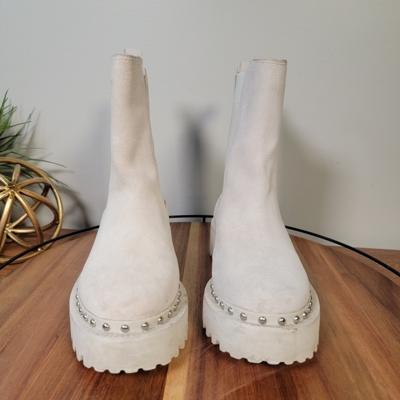 Vince Camuto Meendey Platform Chelsea Boot Chunky Lug Sole Heels Size 7 - Picture 7 of 17